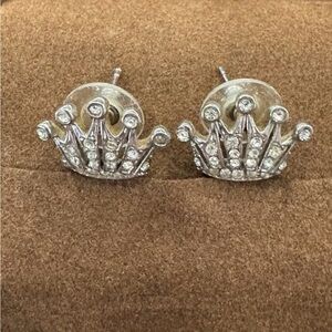 Y2K Crown Earrings For Women For Prom Queen Or Mardi Gras Queen